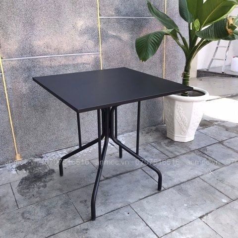  Bàn Vuông Sắt Ngoài Trời BC-VD4 (Không Gồm Ghế) 