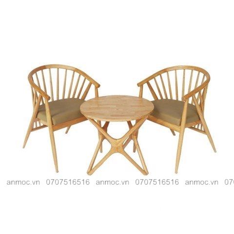 Bàn Sofa Gỗ Chân Sao