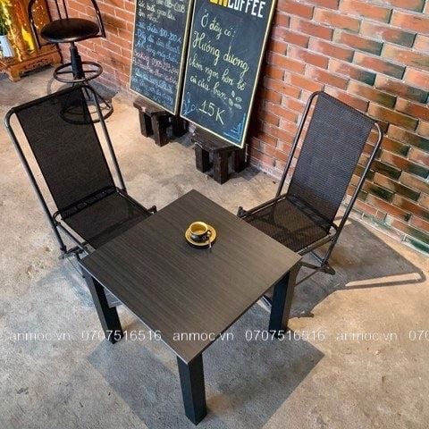 Ghế Cafe Sắt Gấp Gọn Sơn Tĩnh Điện