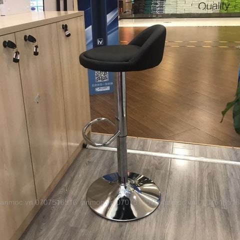 GHẾ BAR MẶT NỆM LƯNG TRUNG CHÂN MÂM XOAY 