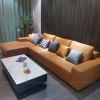 Sofa Góc Chữ L Hiện Đại Bọc Da AM_G012