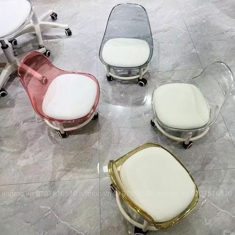  Ghế Đôn Klarup Lưng Trong Chân Xoay 