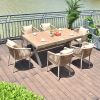 Bàn Chữ Nhật Rút Gọn Ngoài Trời BV24
