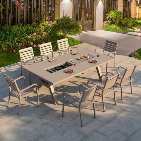  Bàn Bếp Nướng Lẩu Ngoài Trời BV25 
