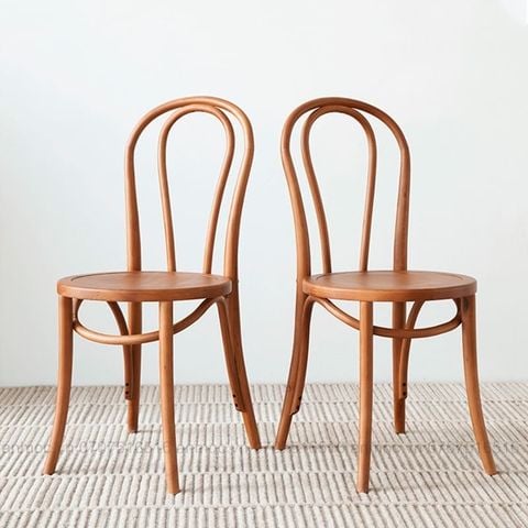 GHẾ THONET MẶT GỖ 