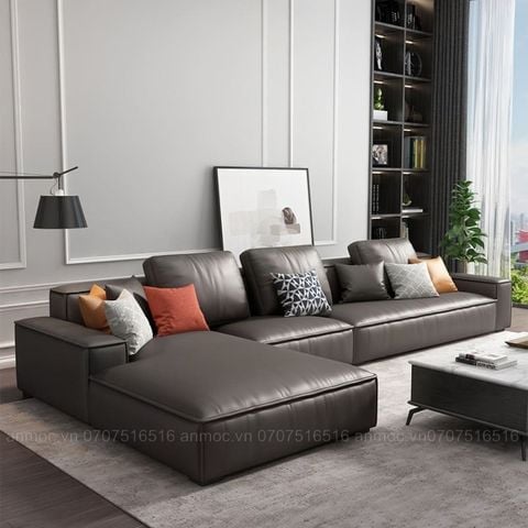  Sofa Góc Chữ L Hiện Đại Bọc Da AM_G012 