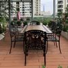 Bàn Chữ Nhật Mặt Đá Nhôm Đúc Ngoài Trời BV14