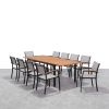 Bàn Ban Công Ngoài Trời Barcelona-Lynx Kéo Dài Thông Minh 180-240x100 (chưa bao gồm ghế)