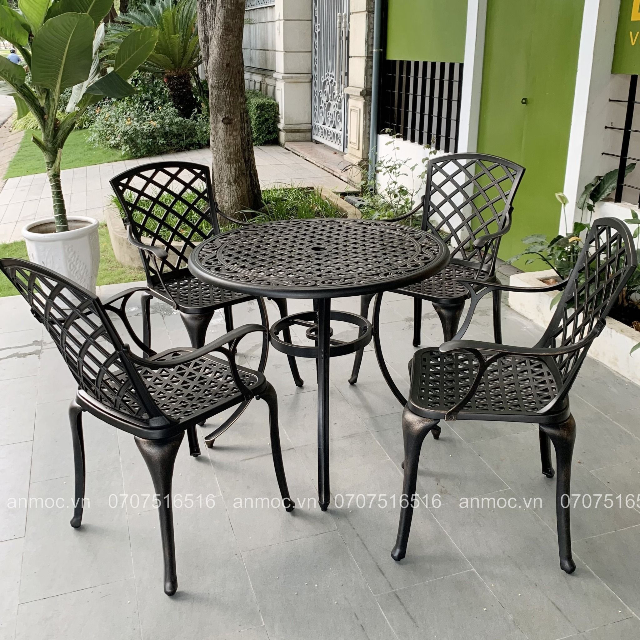 Ghế Nhôm Đúc Ngoài Trời GN-21G