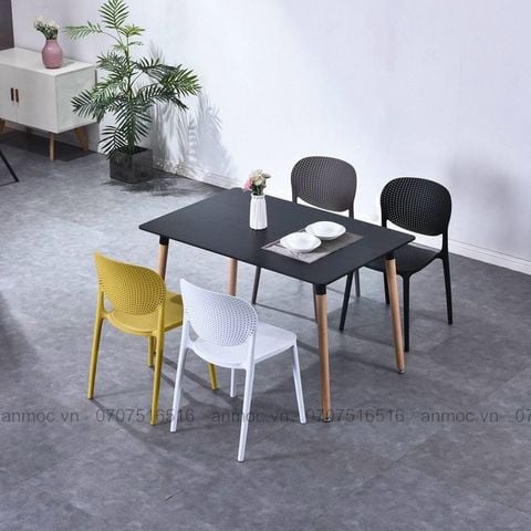 BÀN EAMES CHỮ NHẬT 80x120 