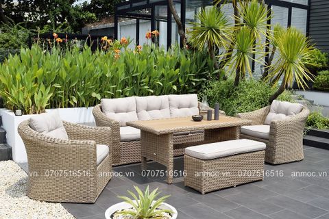 SOFA BA ĐAN MÂY NGOÀI TRỜI 