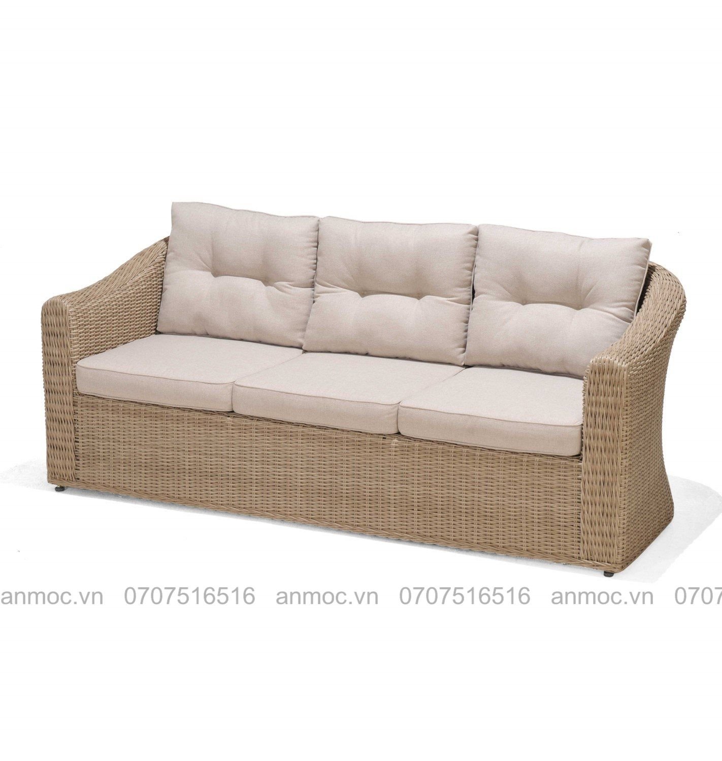 Sofa Ba Đan Mây Ngoài Trời