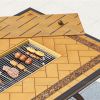 Bàn Chữ Nhật Nhôm Đúc Ngoài Trời (Có Bếp Than) AM-B02