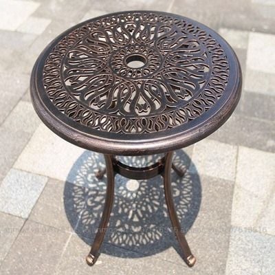  Bàn Tròn Nhôm Đúc Ngoài Trời BV01 (Không Gồm Ghế) 