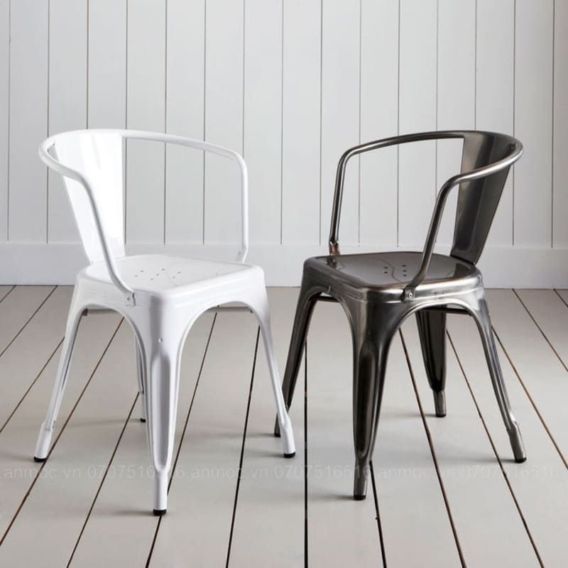 Ghế Tolix Có Tay Lưng Trung