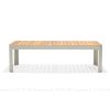 Ghế Băng Khung Nhôm Mặt Gỗ Teak