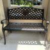 Ghế Băng Nhôm Đúc Ngoài Trời GCV-09