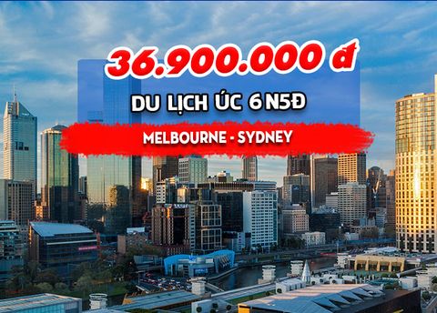  TOUR ÚC: MELBOURNE - SYDNEY (6N5Đ) 