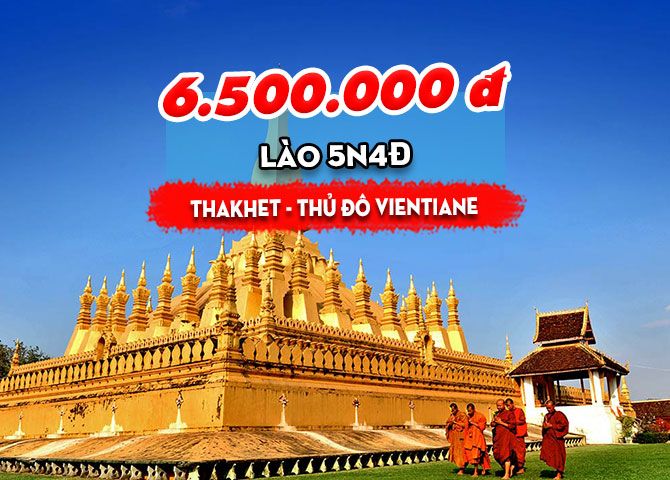 TOUR LÀO: VIÊNG CHĂN YÊN BÌNH – THIÊN ĐƯỜNG KỲ THÚ (5N4Đ)