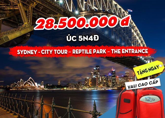 TOUR ÚC: SYDNEY - ĐI VÀ CẢM NHẬN (4N4Đ)