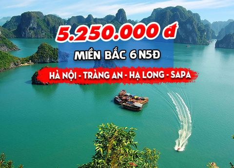  TOUR MIỀN BẮC: HÀ NỘI – TRÀNG AN – HẠ LONG – SAPA (6N5Đ) 