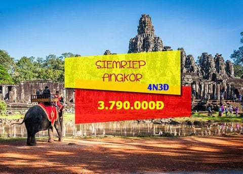  TOUR CAMPUCHIA: SIEMRIEP - ANGKOR (4N3Đ) 