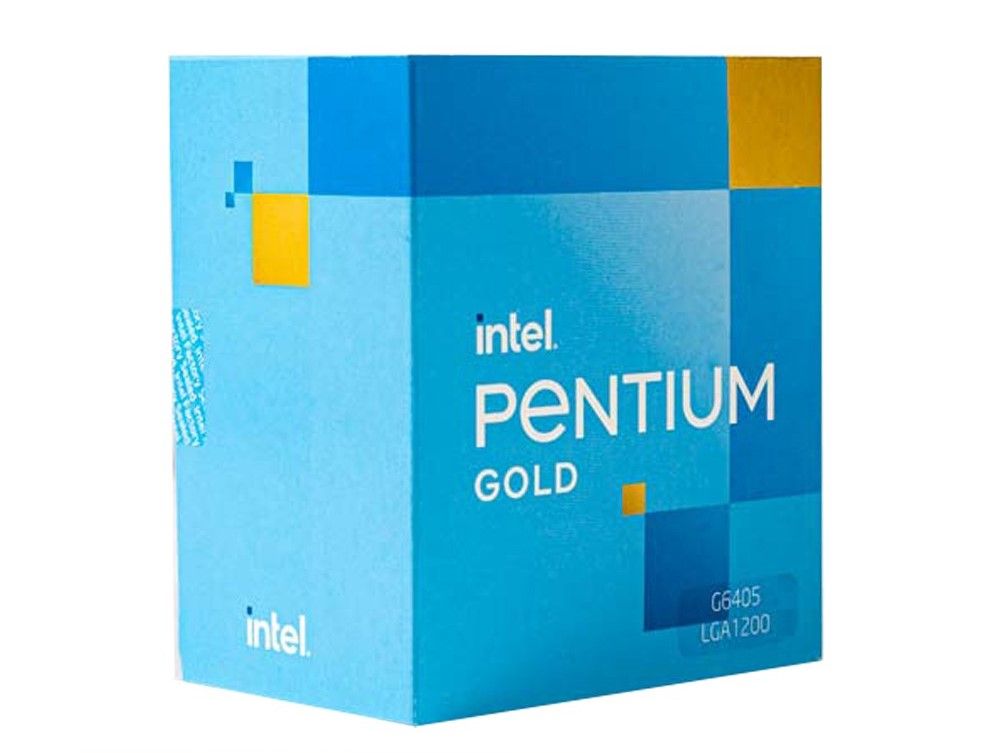 CPU Intel Pentium Gold G6405 (4.1GHz, 2 nhân 4 luồng, 4MB Cache, 58W) - Socket Intel LGA 1200)