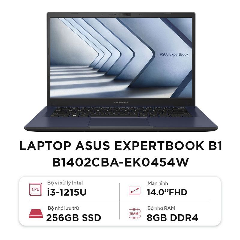 Laptop Asus ExpertBook B1 B1402CBA-EK0454W