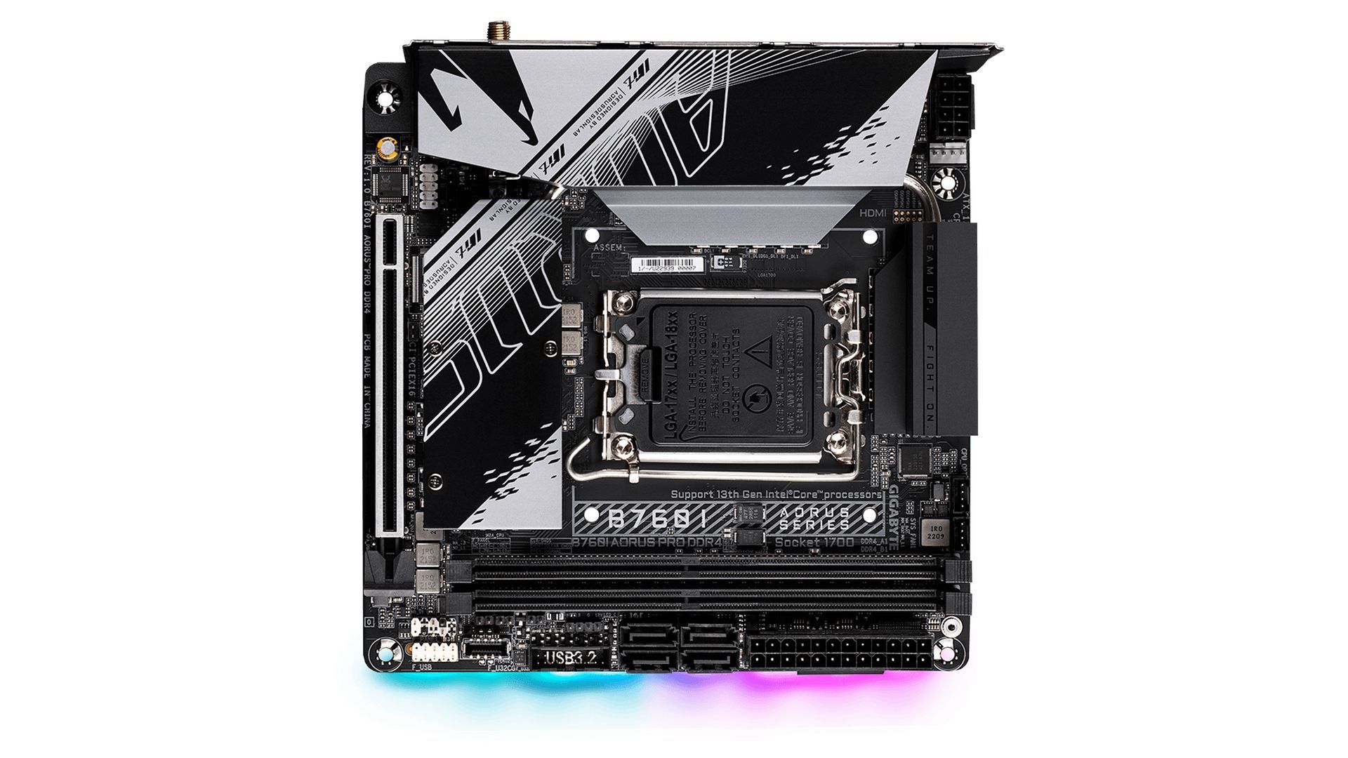 Mainboard GIGABYTE B760I AORUS PRO DDR4 (LGA1700 | ITX | 4 Khe RAM DDR4)