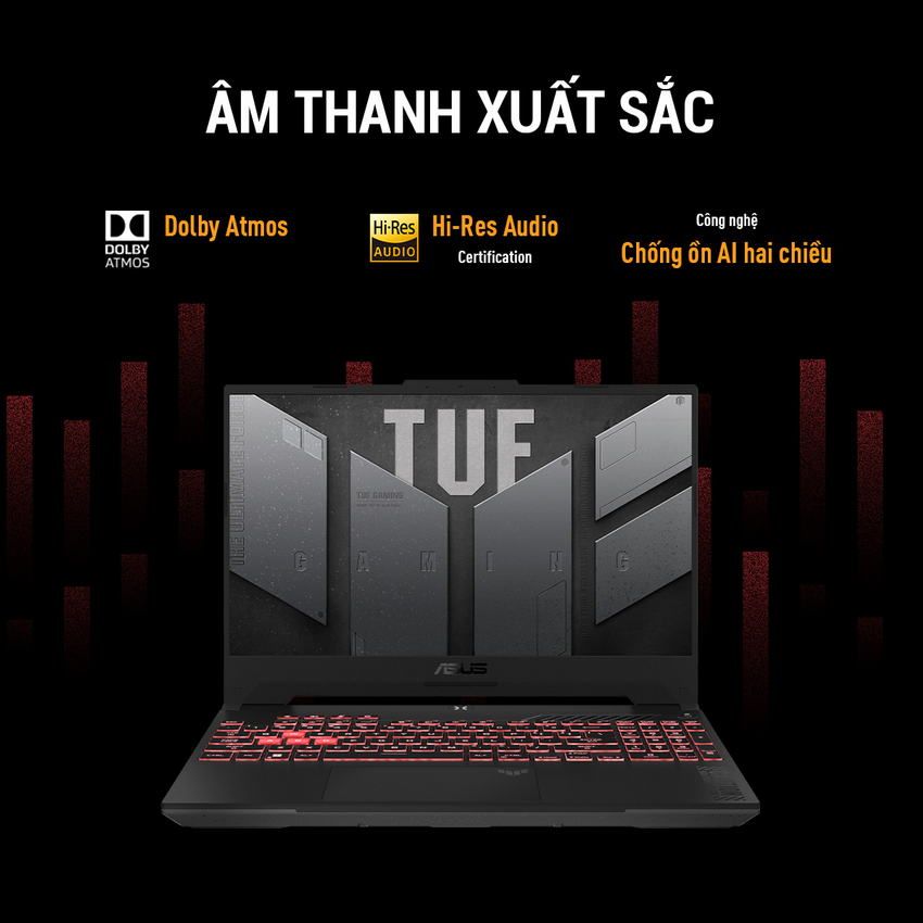 Laptop Asus TUF Gaming FA507NV-LP046W R7 7735HS/8GB/512GB/GeForce RTX 4060 8GB/Win11