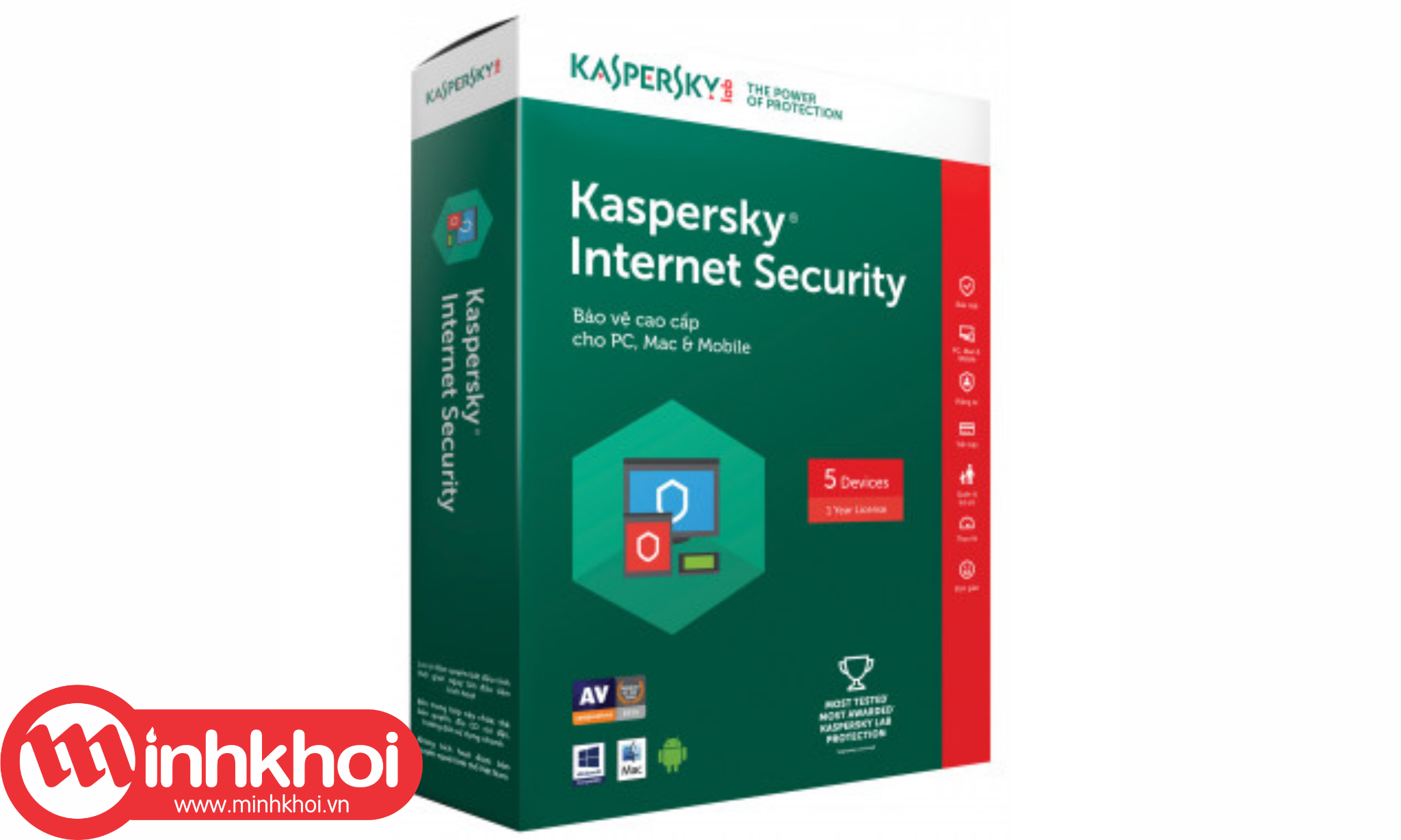 Phần Mềm Kaspersky Internet security 3PC