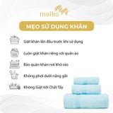  Bộ Khăn Cao Cấp Mollis Cotton Air Soft Yarn BJ-BK thấm hút tốt, khô thoáng, mềm mịn, không đổ lông và không ra màu BMBJ-BMBK-FMBJ-HMBJ 