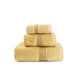  Bộ 3 Khăn Mặt Mollis Cotton 34x80cm FC03 Cao Cấp Mềm Mịn Thấm Hút Không Ra Màu Không Xù Đồ Lông PC16 