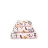  Bộ 3 Khăn Trẻ Em Mollis Cotton Gồm 1 Khăn Tắm BM6A - 1 Khăn Mặt FM5A - 1 Khăn Tay HM5A An Toàn Thấm Hút PB95 