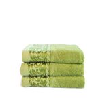  Bộ 3 Khăn Mặt Mollis Modal 34x80cm FMR5 Cao Cấp Mềm Mịn Thấm Hút Không Ra Màu Không Xù Đồ Lông PB23 