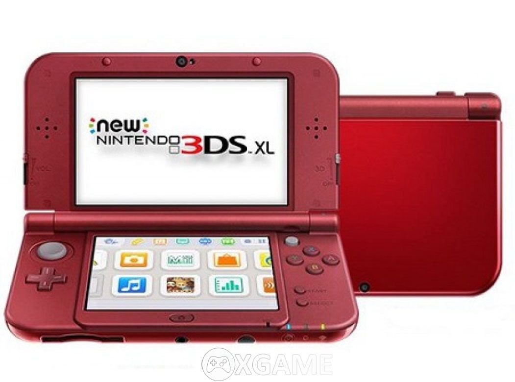 Máy New 3DS XL- Đỏ-Hacked 64GB-2ND