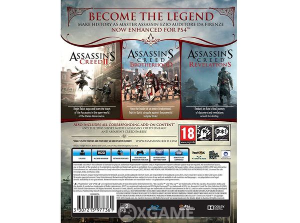 Assassins Creed The Ezio Collection game PS4 – xGAMESHOP-Retail Store Games