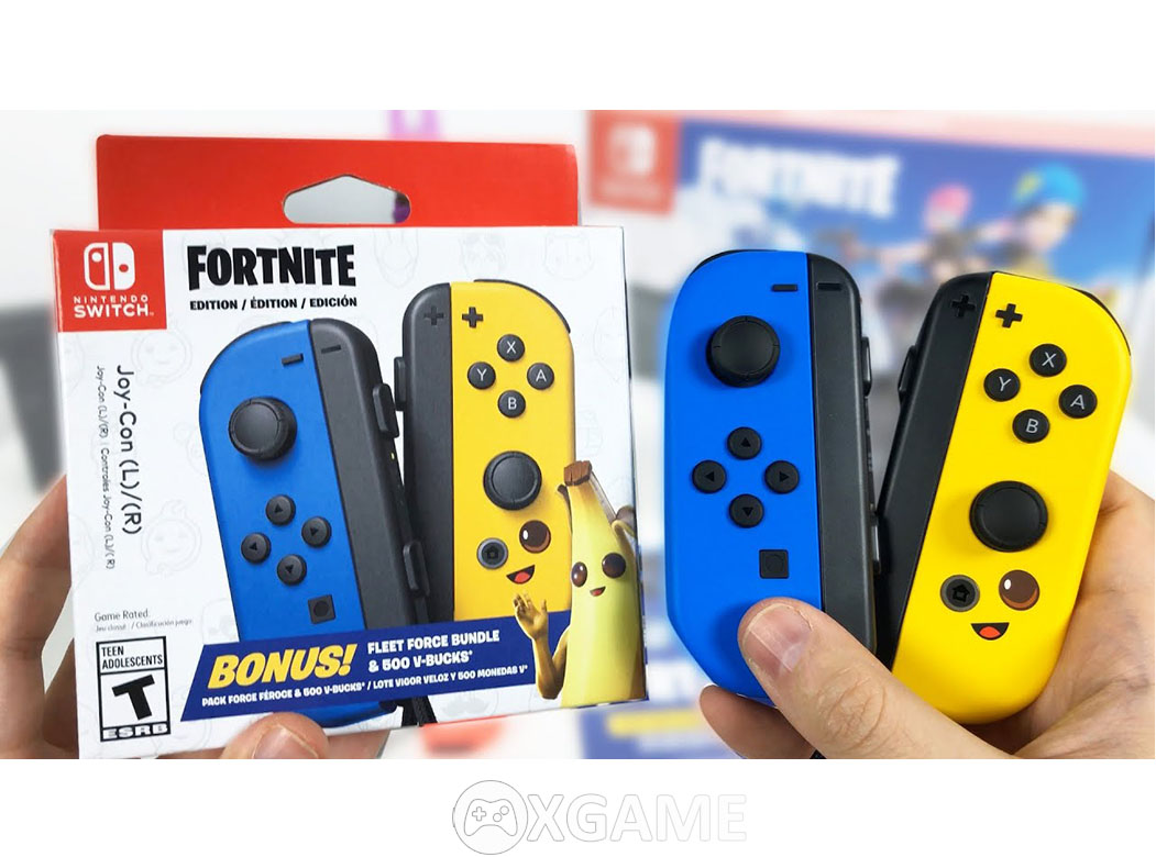 Bộ Joy Con Controllers Fortnite Xgameshop Retail Store Games
