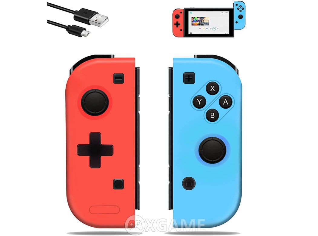 Bộ Joy-Con Controllers-Neon Red-Neon Blue-Thay Thế