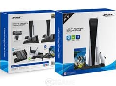 Đế Sạc 2 Tay-Quạt Làm Mát-Kệ để 11 đĩa của PS5