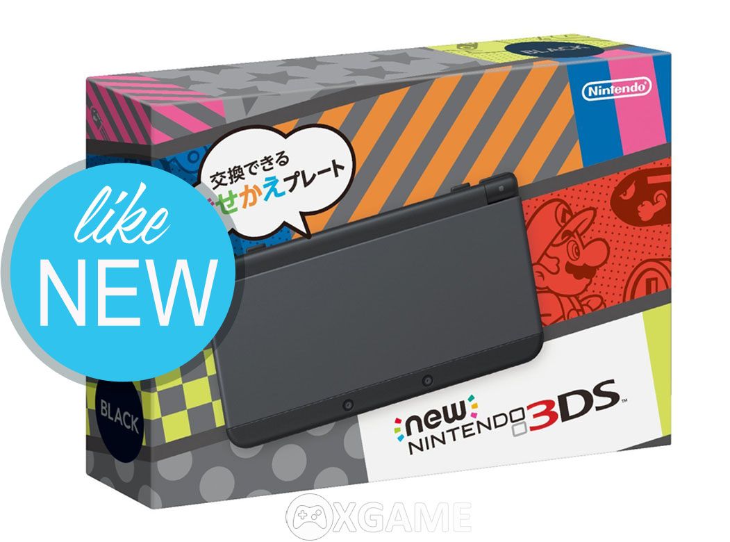 Máy New 3DS Màu Đen-Hacked-128GB
