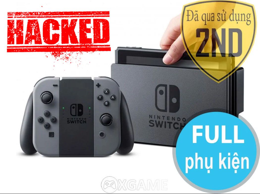 Máy Nintendo Switch Gray-V2-2ND-Hacked