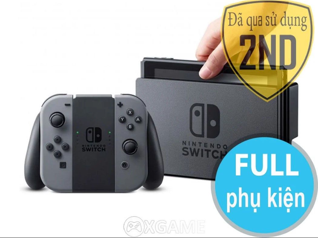 Máy Nintendo Switch Gray-V2-2ND