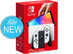 Máy Switch OLED-White-LikeNew-fullBOX-Sẵn 3Games