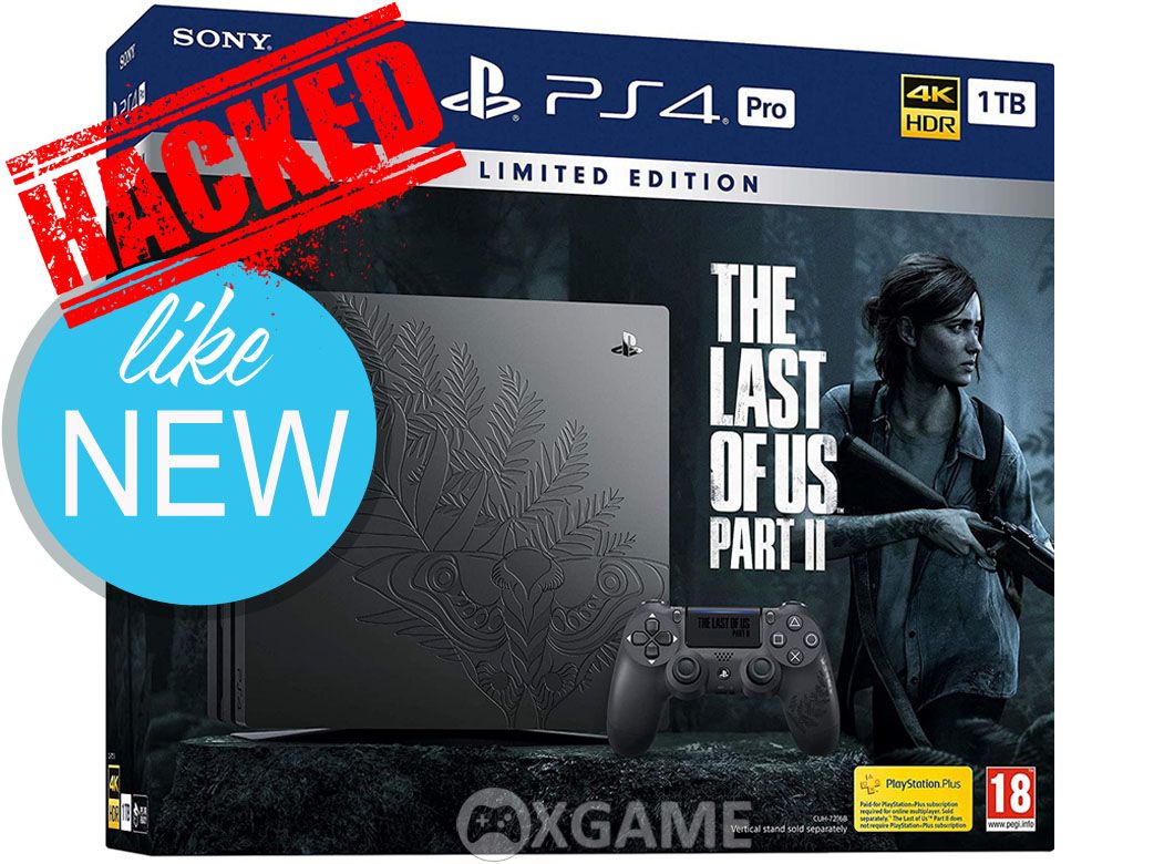 Máy PS4 Pro Limited The Last Of US II-Hacked-full 20 Games