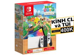 Máy Switch OLED Animal Crossing Bundle