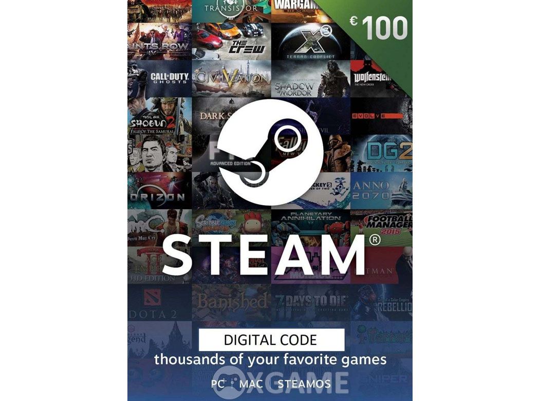 Steam Wallet Code 100$