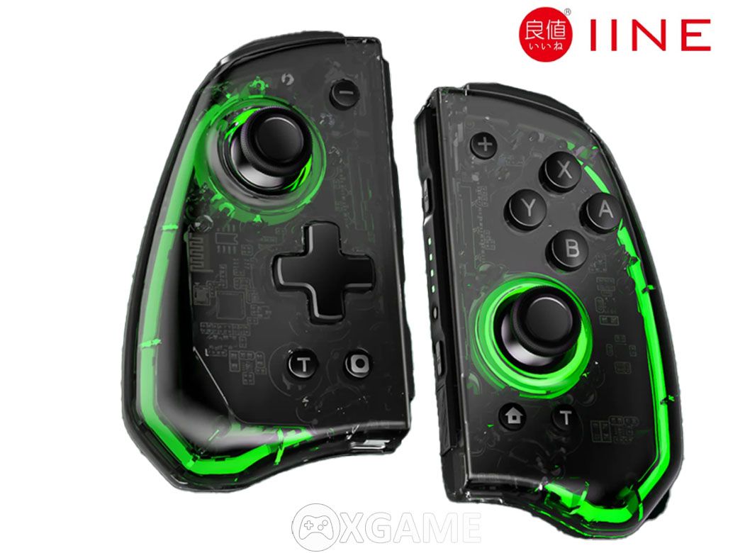 Tay cầm IINE Split Pad Pro Elite Joypad v2 Transparent-Black