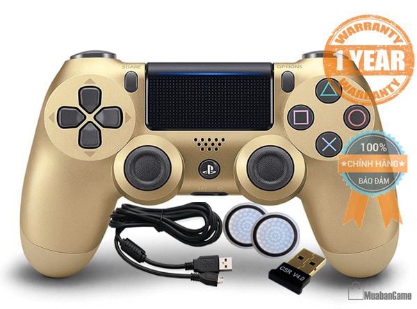 Tay PS4 - DS4 Gold [Sony VN] COMBO