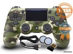 Tay PS4 - DS4 Green Camouflage [Sony VN] COMBO